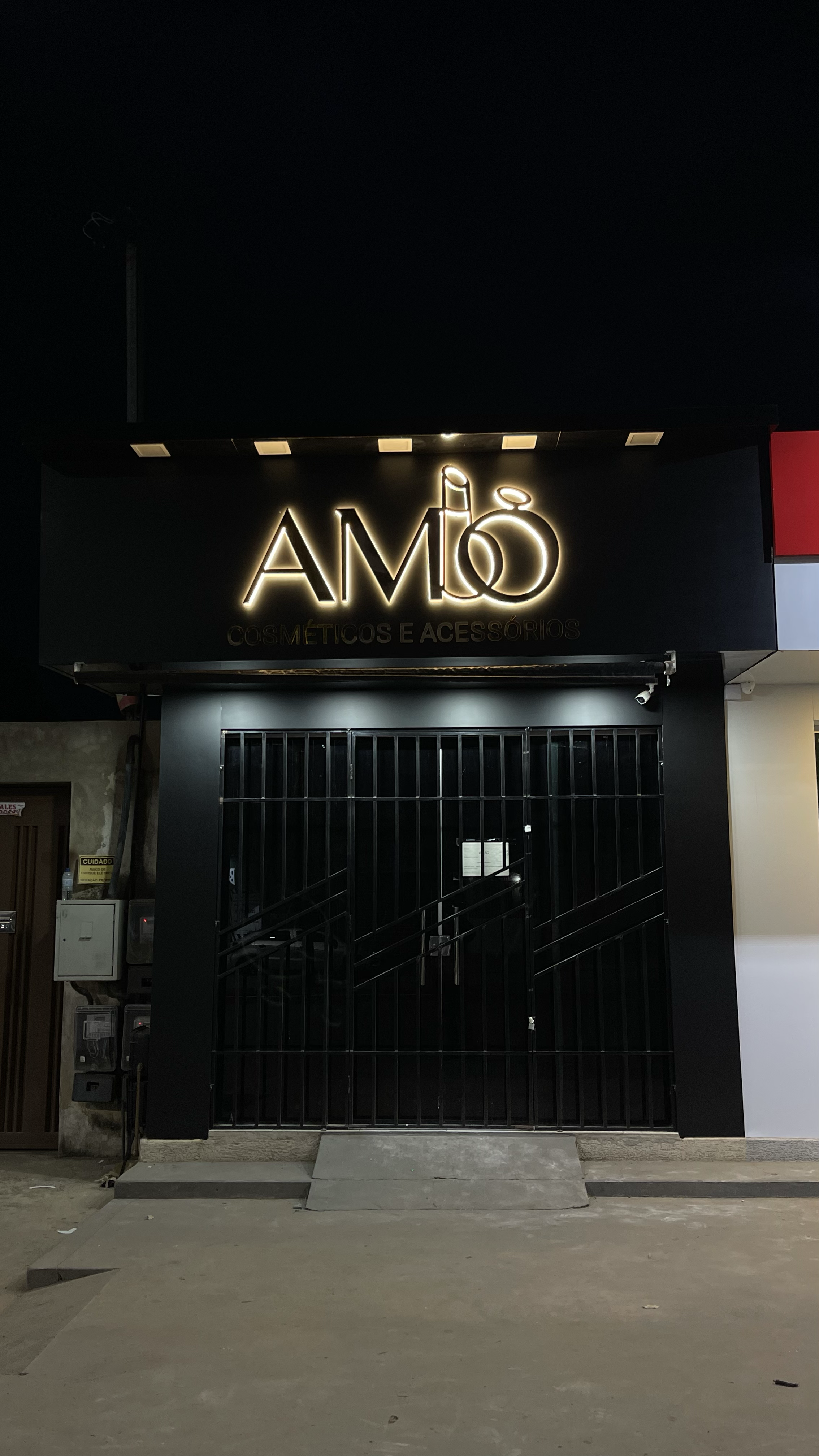 Fachada de ACM + LED